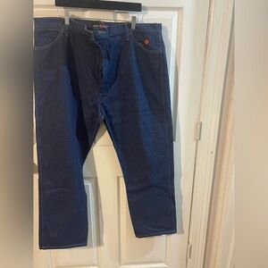 Wrangler Dark Blue Relaxed Fit Jeans